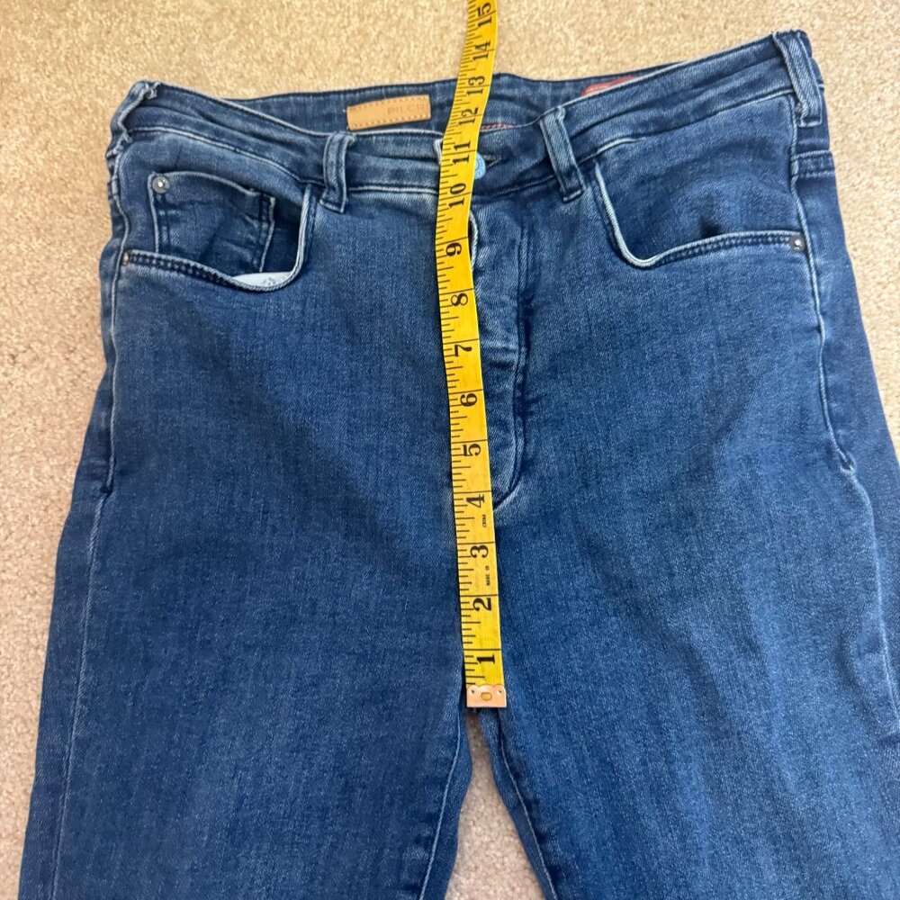 Pilcro Dark Blue Flare Jeans - Picture 11 of 13